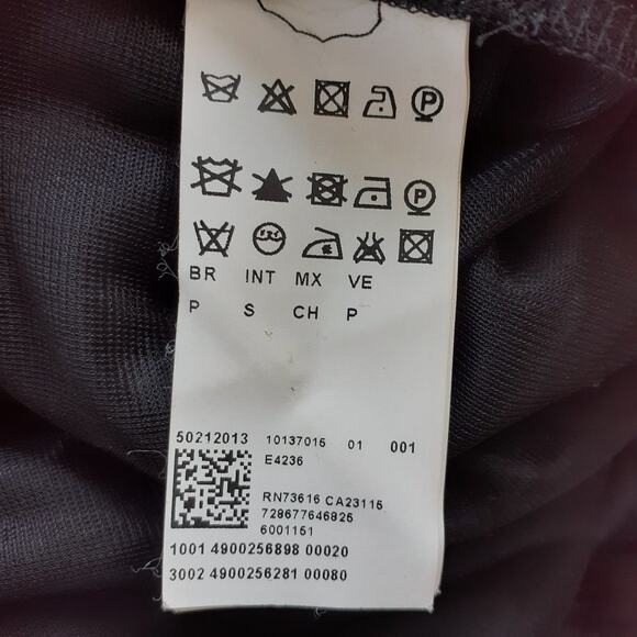 HUGO BOSS Black Jersey Faux Wrap Dress Long Sleeve - Picture 9 of 9